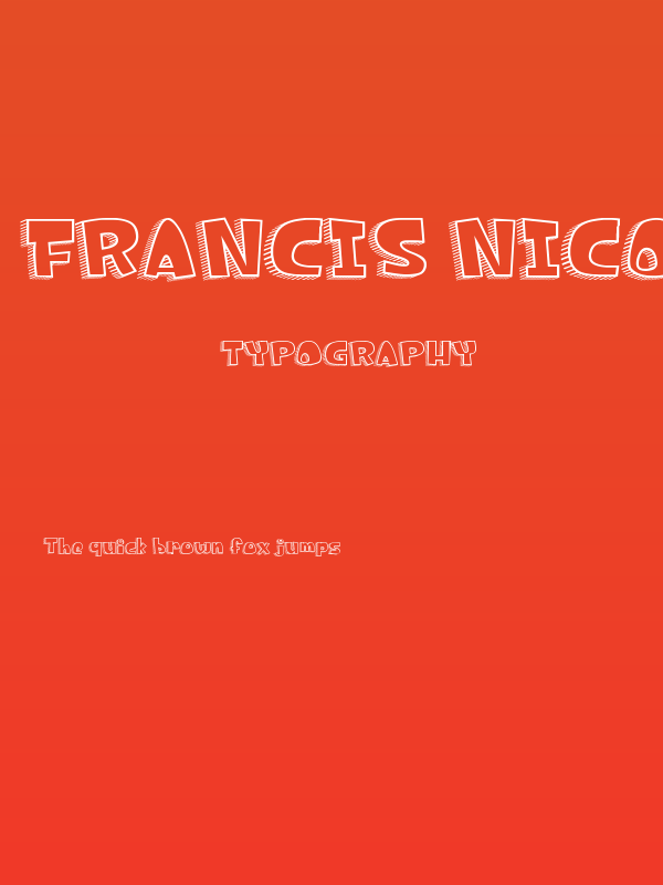 Francis Nico V 0.2 Poster