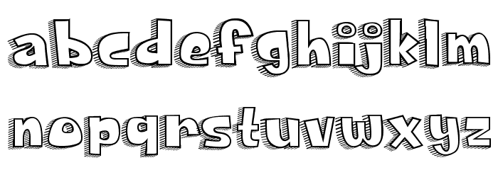 Francis Nico V 0.2 Font LOWERCASE