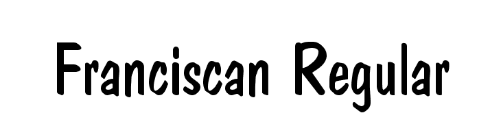 Franciscan Regular Font