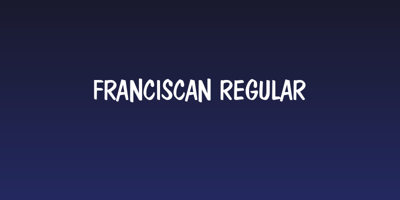 Franciscan Regular Social Header