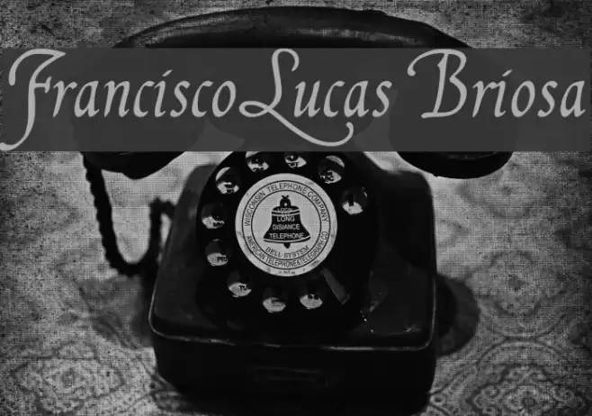 FranciscoLucas Briosa Font examples