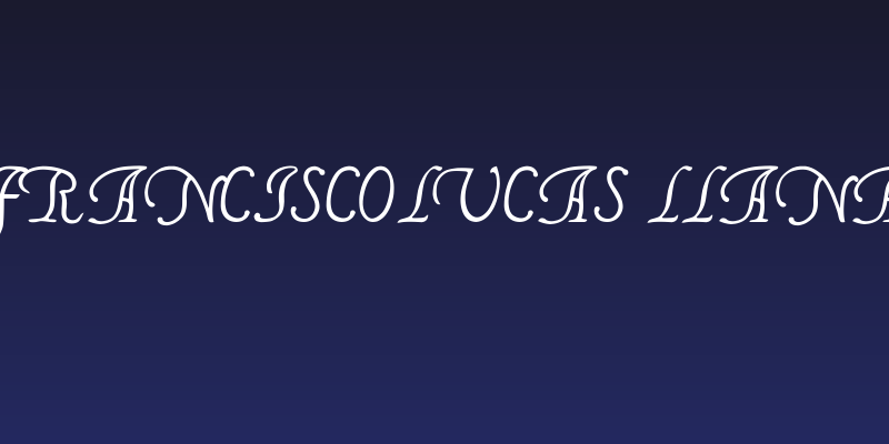 FranciscoLucas Llana Social Header