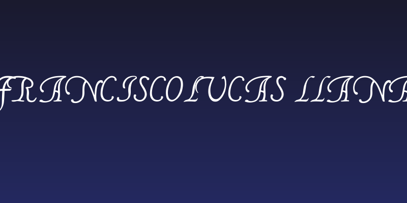 FranciscoLucas Llana Social Header