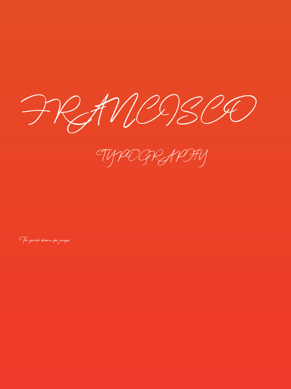 Francisco Poster