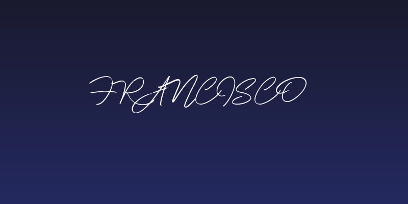 Francisco Social Header