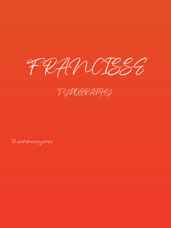 Francisse Poster