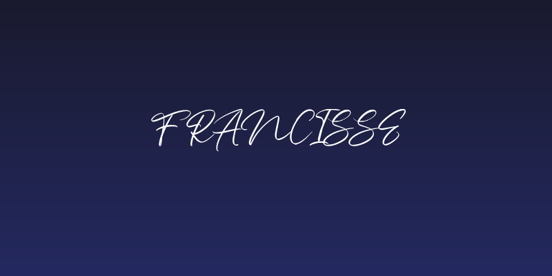 Francisse Social Header