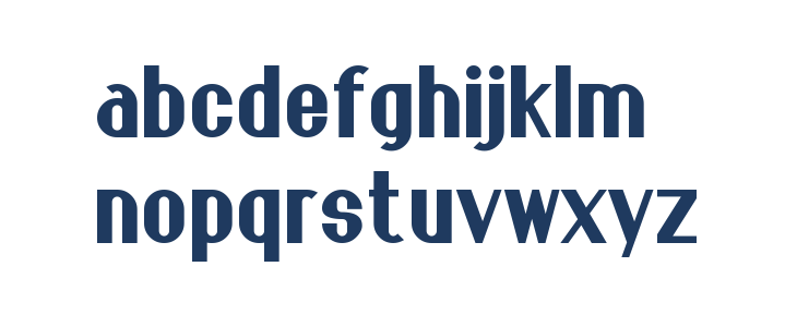 Franck Bold Lowercase