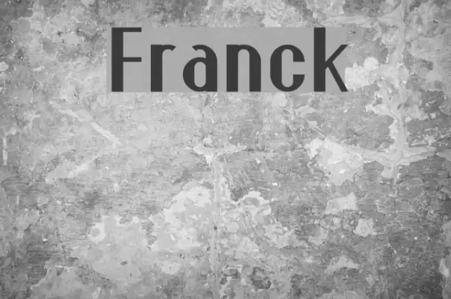 Franck Font examples