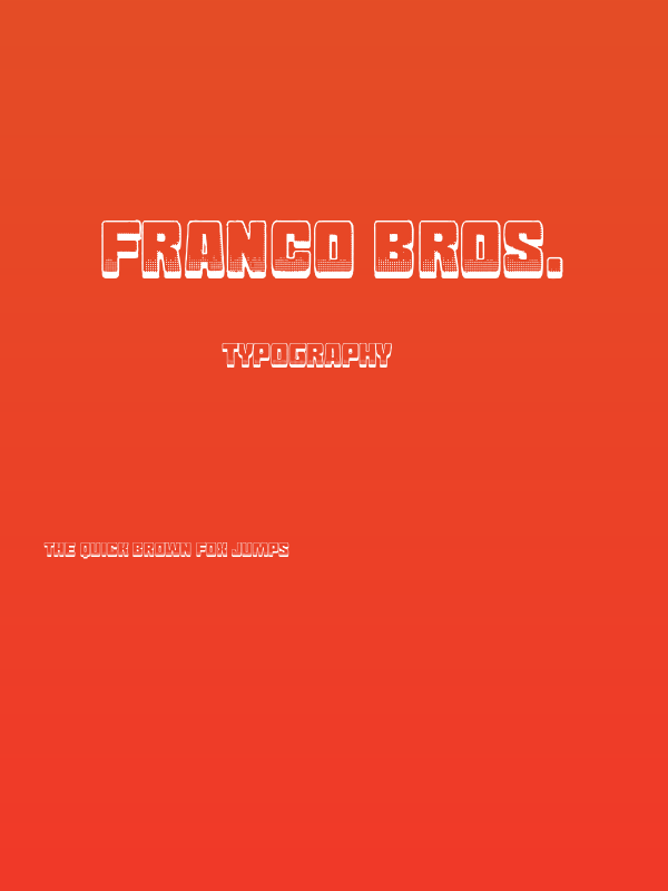 Franco Bros. Poster