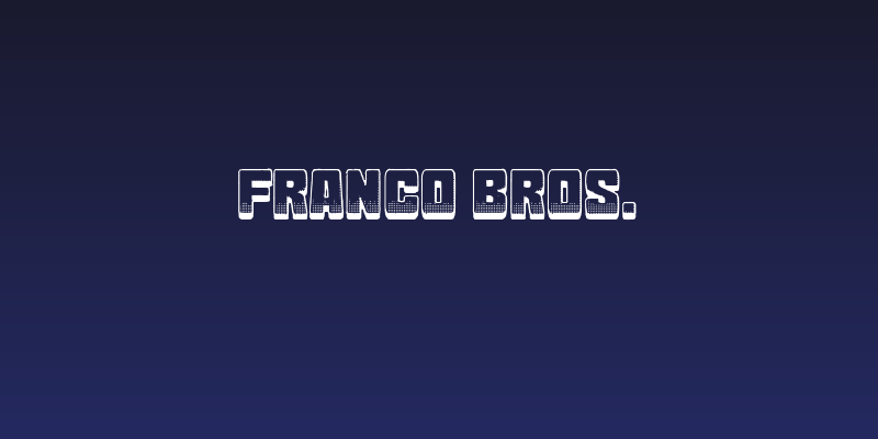 Franco Bros. Social Header