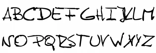 FrancoFont 2.0 फ़ॉन्ट अपरकेस
