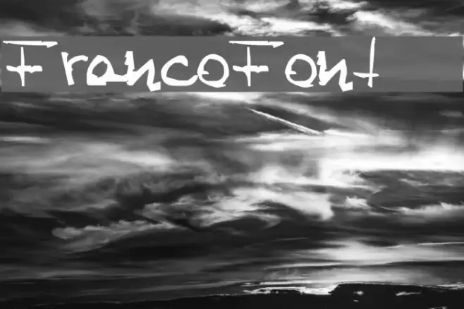 FrancoFont 2.0 Font examples