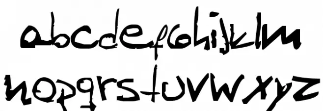 FrancoFont 2.0 फ़ॉन्ट लोअरकेस