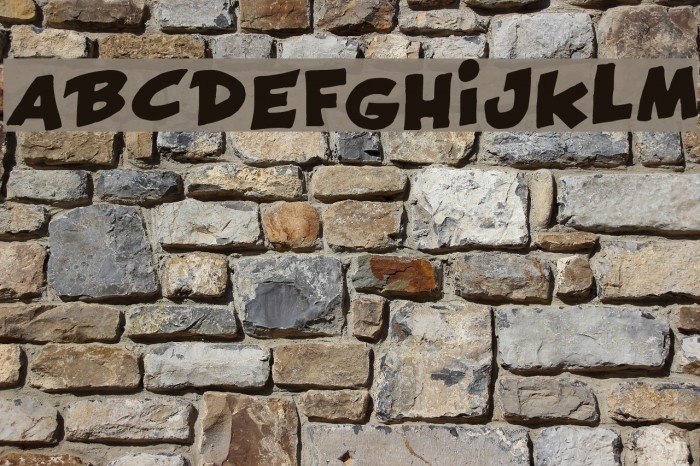 Francobelge Font examples