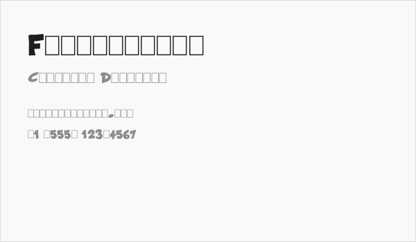 Francobelge Business Card