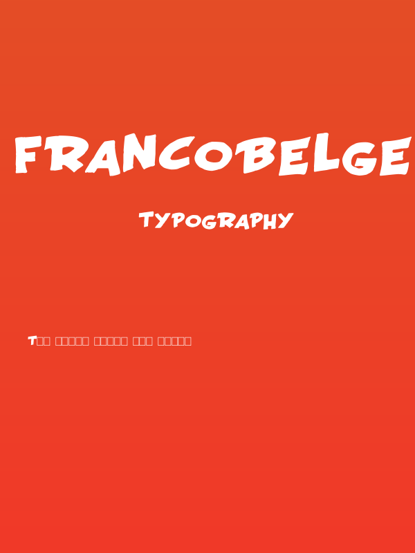 Francobelge Poster