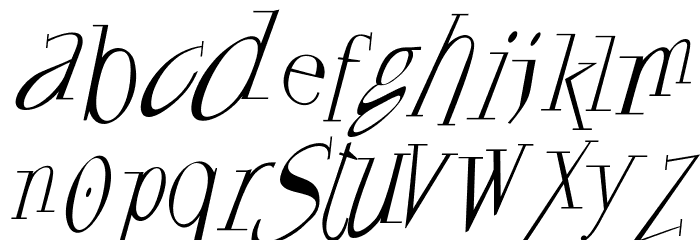 FrancofortePunk Font LOWERCASE