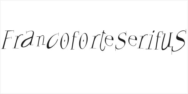 FrancoforteSerifus Logo
