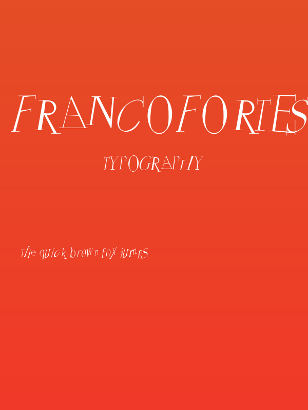 FrancoforteSerifus Poster