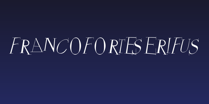 FrancoforteSerifus Social Header