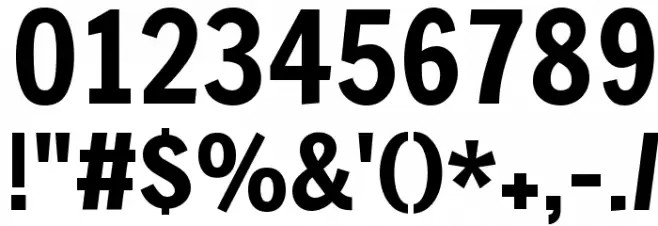 Francois One Regular Font OTHER CHARS