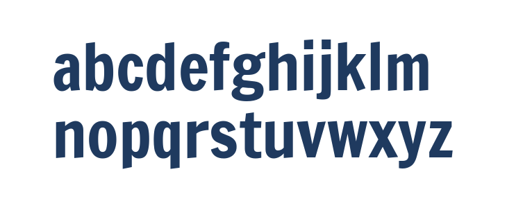 Francois One Regular Lowercase