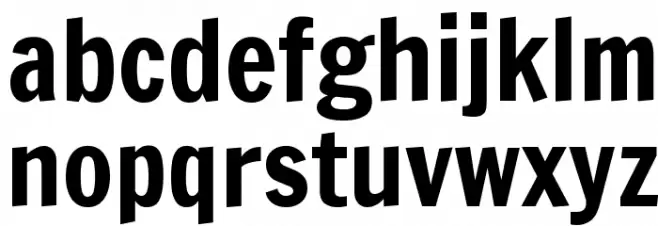Francois One Regular 字体 小写
