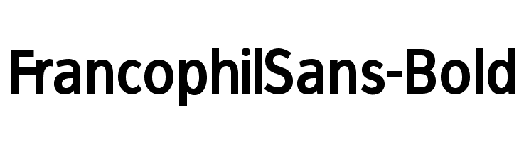 FrancophilSans-Bold Font