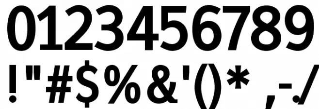 FrancophilSans-Bold Font OTHER CHARS