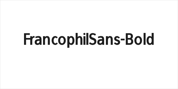 FrancophilSans-Bold Logo