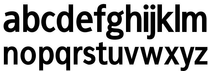 FrancophilSans-Bold Font LOWERCASE