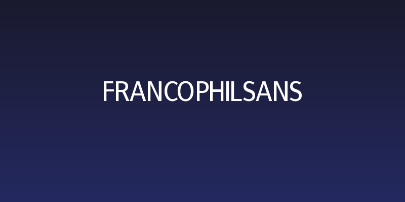 FrancophilSans Social Header