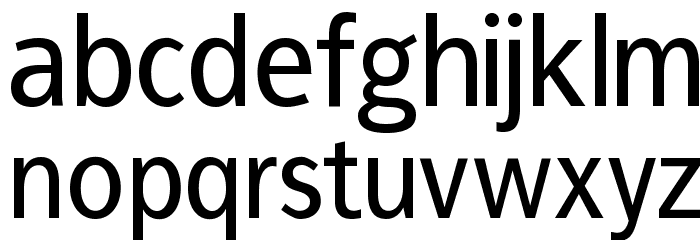 FrancophilSans Font LOWERCASE