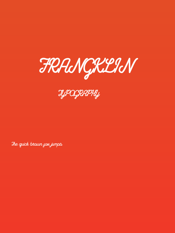 Frangklin Poster