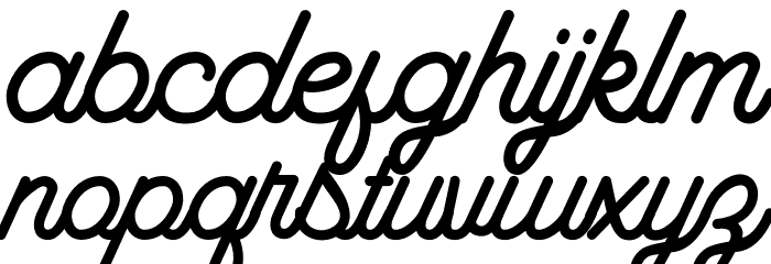 Frangklin Font LOWERCASE