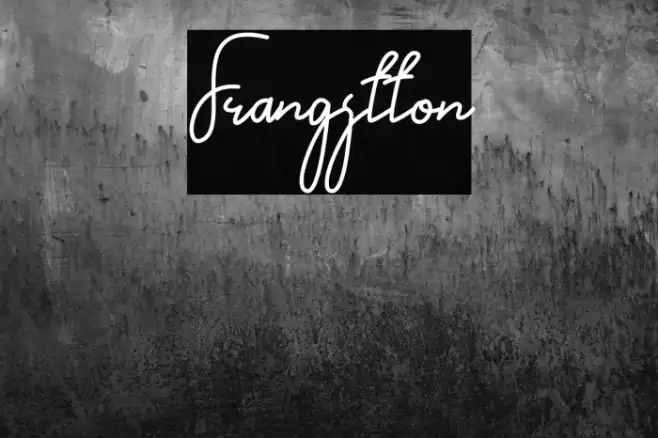 Frangstton Font examples