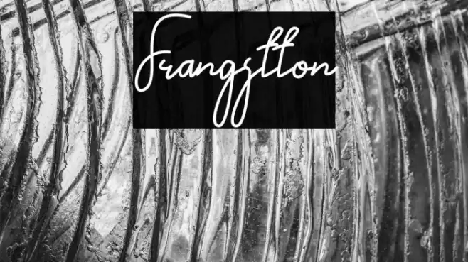 Frangstton Font examples