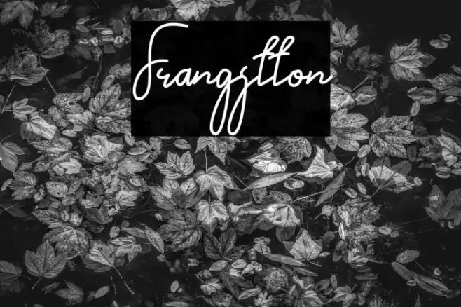 Frangstton Font examples