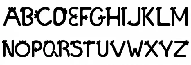 Franjinha Schriftart Groß