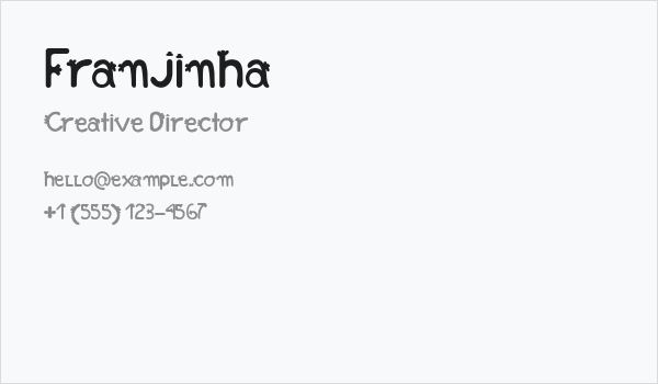 Franjinha Business Card