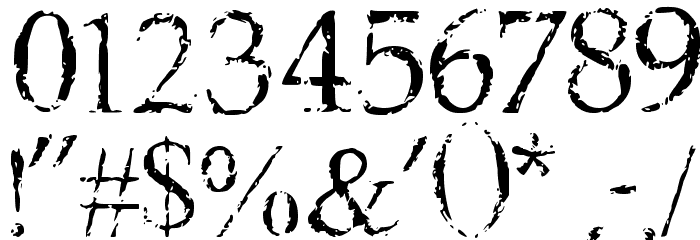 Frank Black Font OTHER CHARS