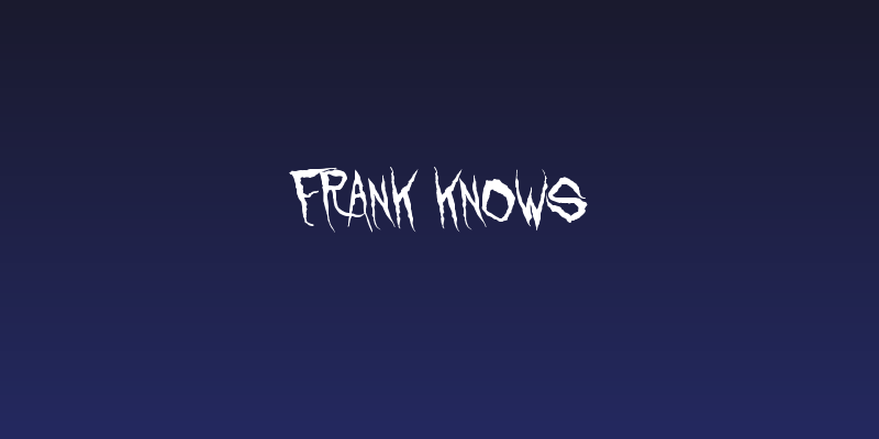 Frank Knows Social Header