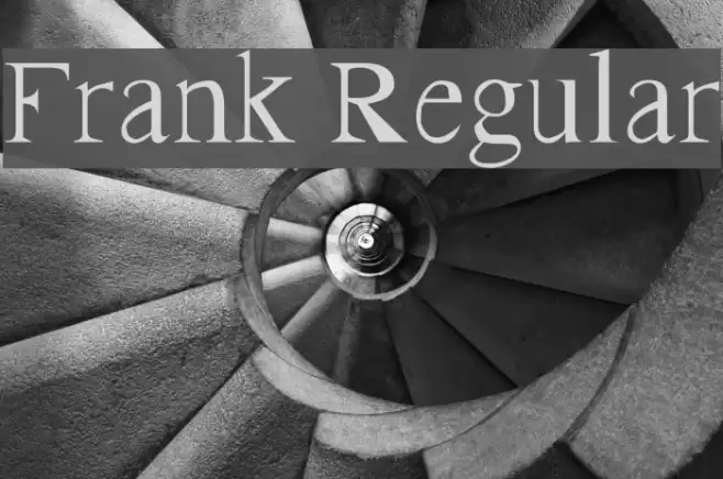 Frank Regular Font examples