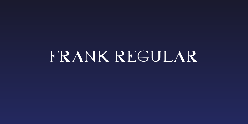 Frank Regular Social Header