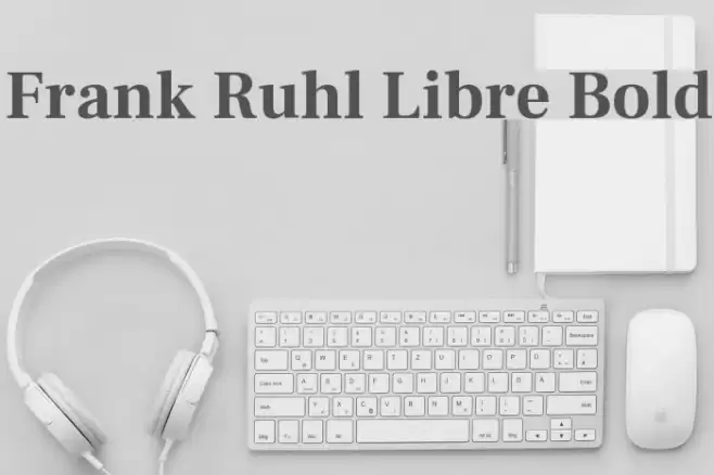 Frank Ruhl Libre Bold Font examples