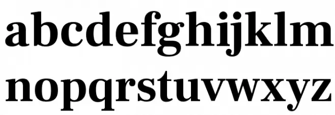 Frank Ruhl Libre Bold Font LOWERCASE