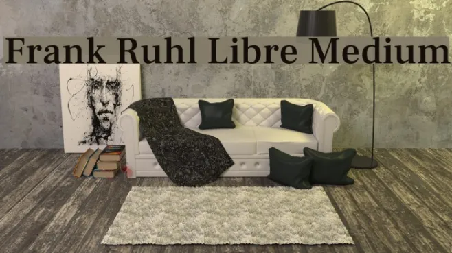 Frank Ruhl Libre Medium Example 1