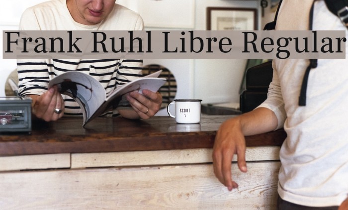 Frank Ruhl Libre Regular Font examples
