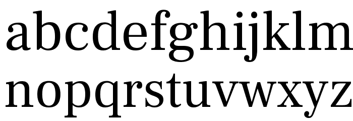 Frank Ruhl Libre Regular Font LOWERCASE